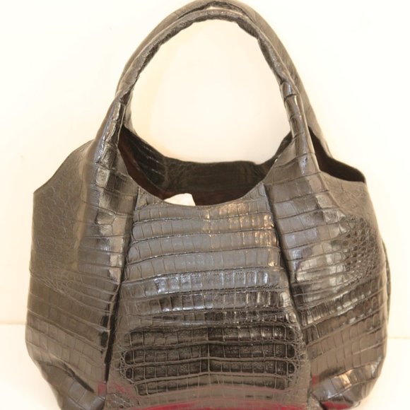 Nancy Gonzalez Crocodile Hobo Handbag  Shoulder Bag - Picture 14 of 15